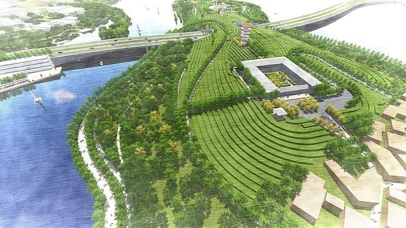 Terrain architecture - 汉中兴汉生态旅游示范新城